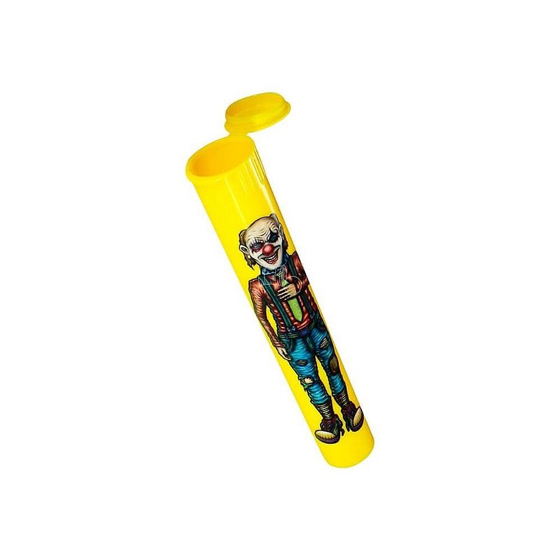 Tubo Para Guardar Cigarro Lion Rolling Big Smoke Amarelo Zagabria Hookah Narguile Arguile