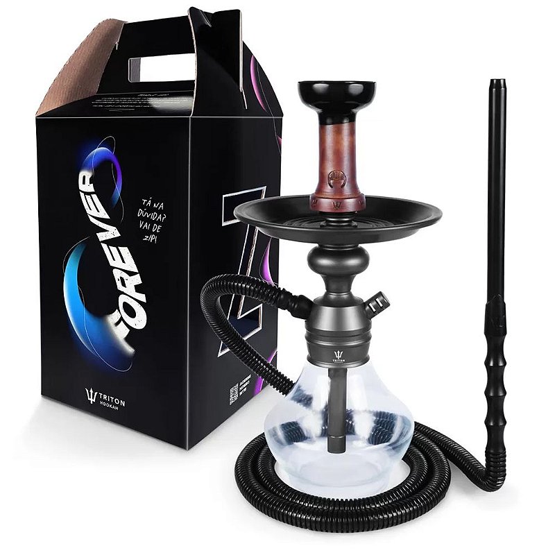 Narguile Completo Triton Forever - Chumbo - Zagabria Hookah