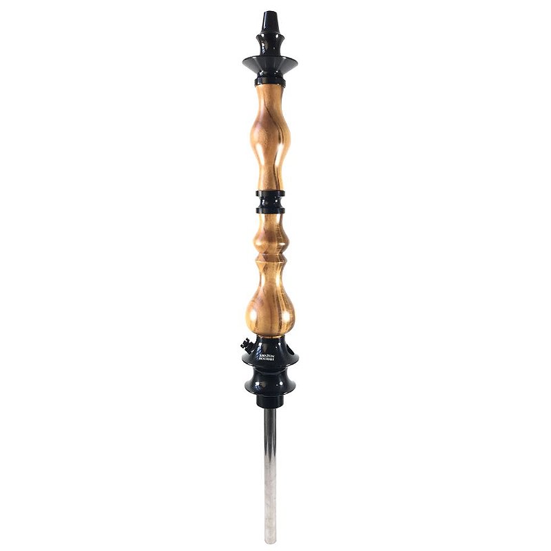Stem Narguile Amazon Hookah Luxury Preto/Redwood Zagabria Hookah