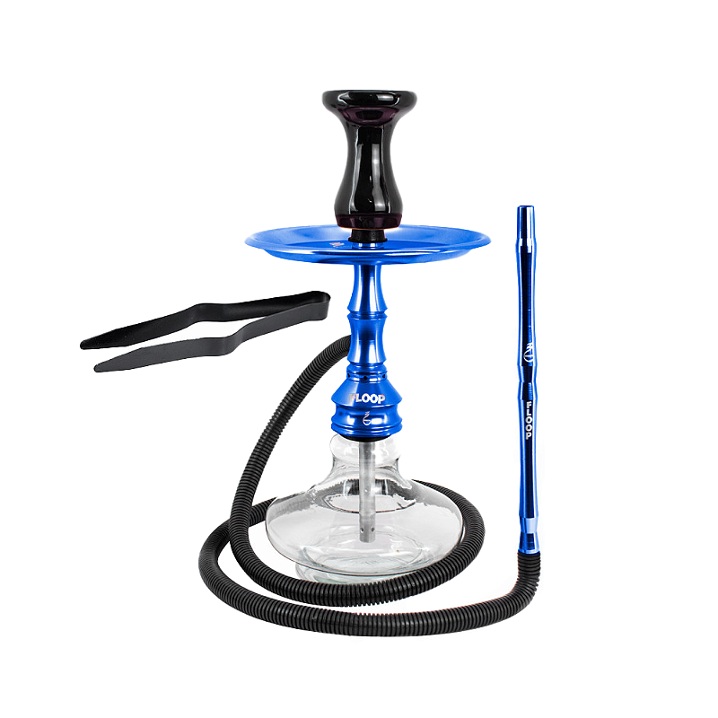 Narguile Completo Zenith Floop - Azul Escuro - Zagabria Hookah