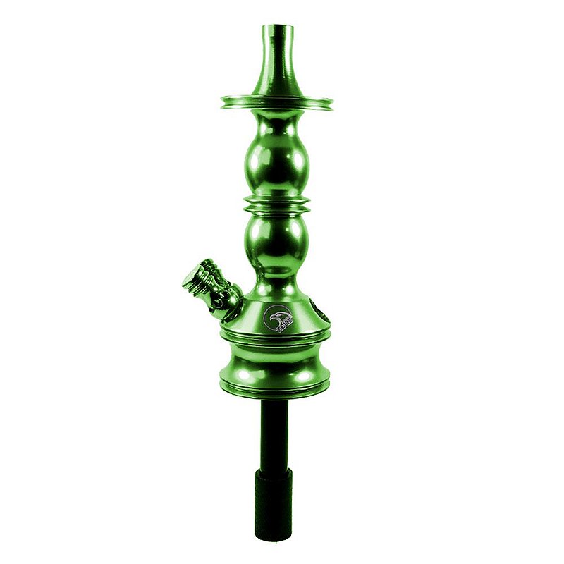 Stem Narguile Zeus Single 2 Respiros - Verde - Zagabria Hookah