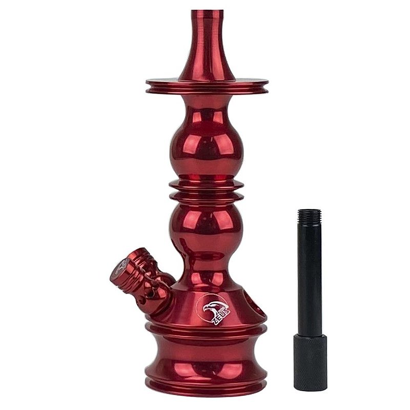 Stem Narguile Zeus Single 2 Respiros - Vermelho - Zagabria Hookah
