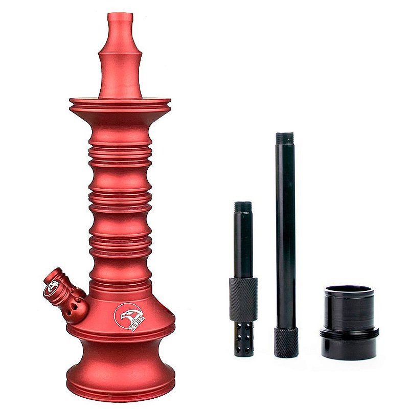 Stem Narguile Zeus Smart 2 Respiros - Vermelho Fosco - Zagabria