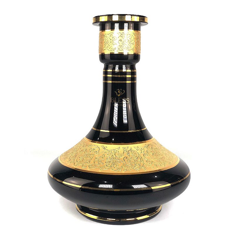 Vaso Bless Hookah Lamp Genie 30CM 252 - Preto - Zagabria Hookah