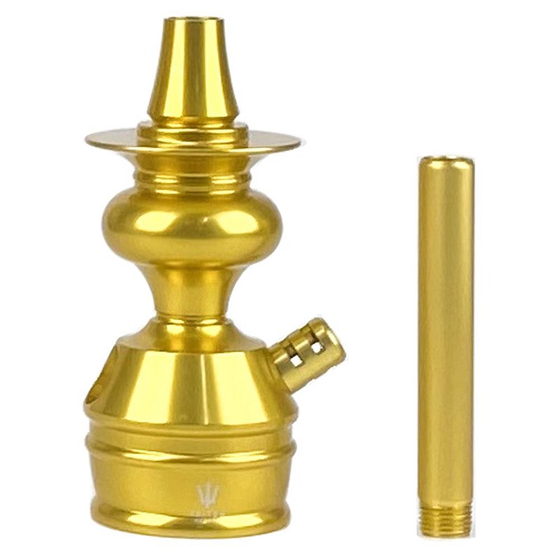とくりん Stem Narguile Triton Zip - Dourado - Zagabria Hookah - Narguile