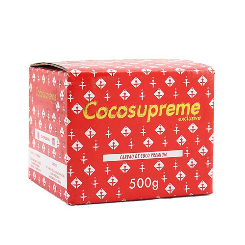 Carvão Coco Supreme 500g - Zagabria Hookah - Narguile, Arguile