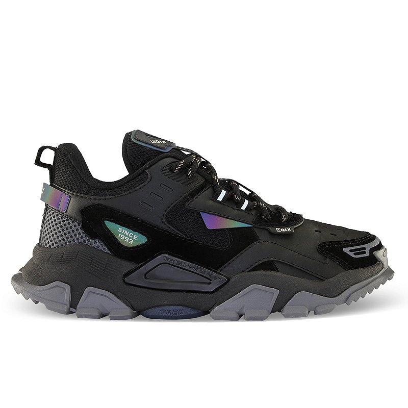 Tênis Qix Trek Sneaker Reflect - Preto Grafite - Exclusivo - JD