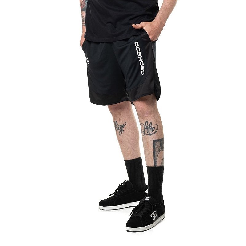 Bermuda Dc SHoes BOXING MESH - Preta - JD Skate Shop