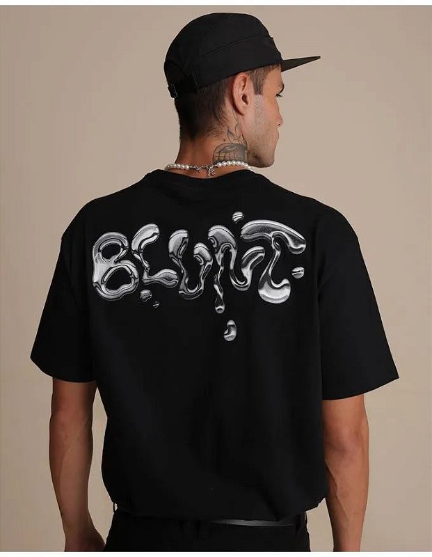 Camiseta blunt for life preto 200373 - LOKAL SKATE SHOP