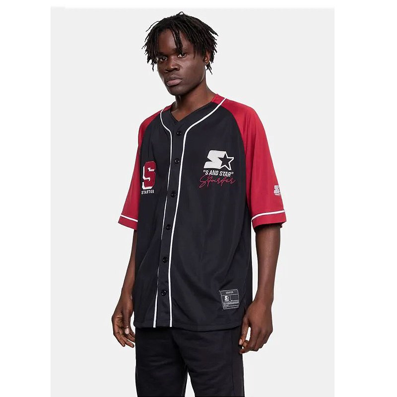 ミュージシャン BE:FIRST BASEBALL SHIRT Camiseta Starter Baseball Especial 300 - Preta - JD Skate Shop