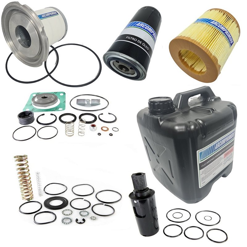 Kit Manutenção 8000hrs Similar Compressor Atlas Copco GA30C ...