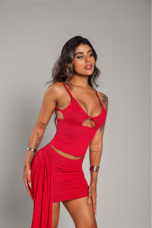 Cropped Milan Vermelho