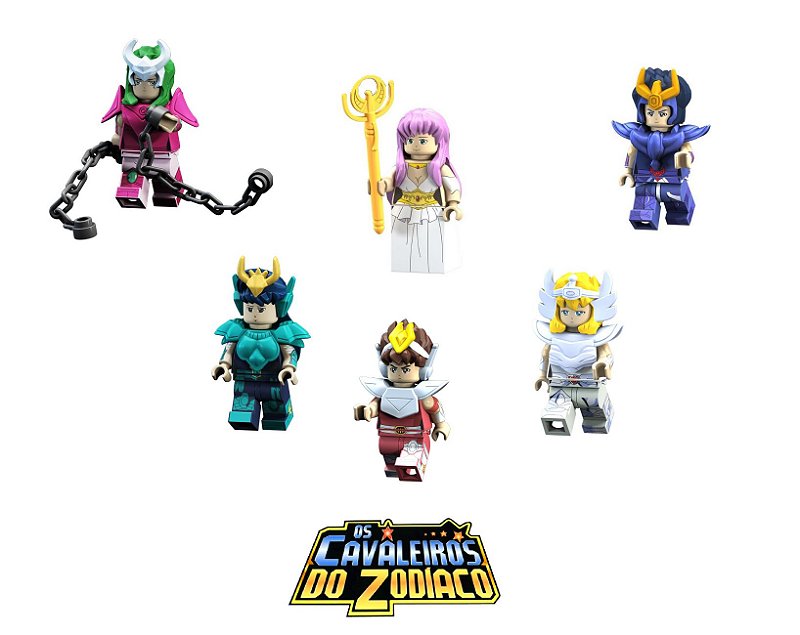Kit Cavaleiros do Zodíaco Lego - Toy Store - Brinquedos, Bonecos