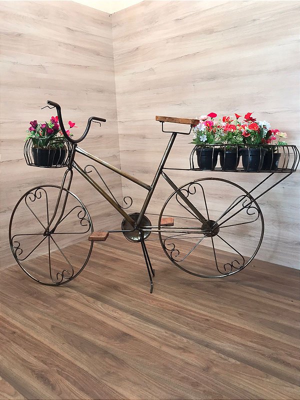 Bicicleta Floreira Jardim Decorativa Em Ferro Grande - Minas Artesanato |  Loja de Moveis de Madeira, Moveis Rusticos
