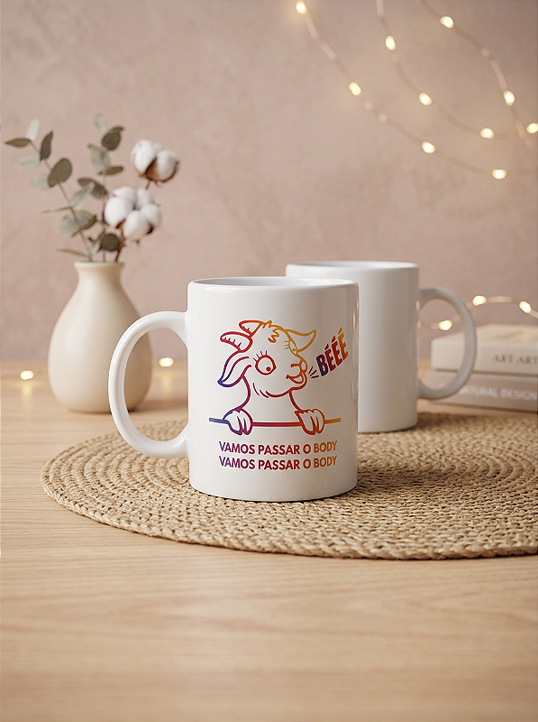 Caneca Vamos Passar o Body
