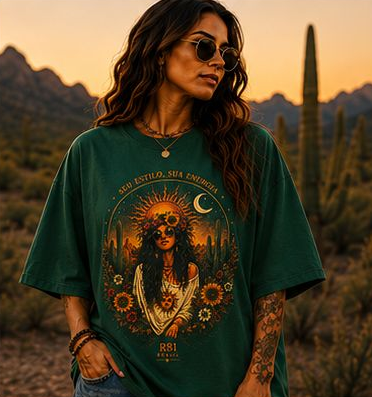 Camisetas Oversized Feminina