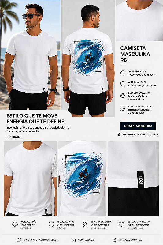 Camiseta Surf R81 Edição Limitada