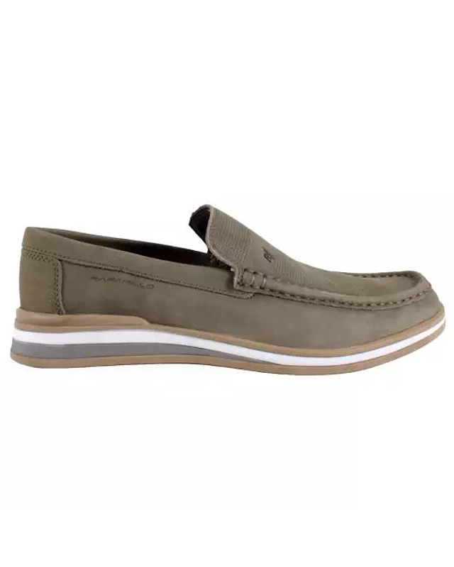 Sapato esporte sola branca Rafarillo cinza