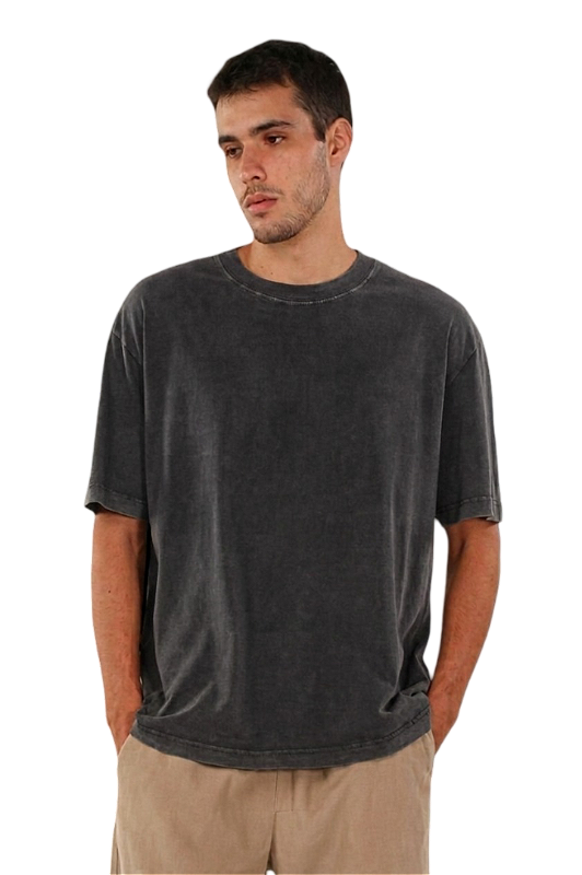 Camiseta Oversized Estonada Algodão