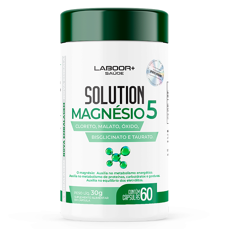 Solution Magnésio 5 60 Cápsulas