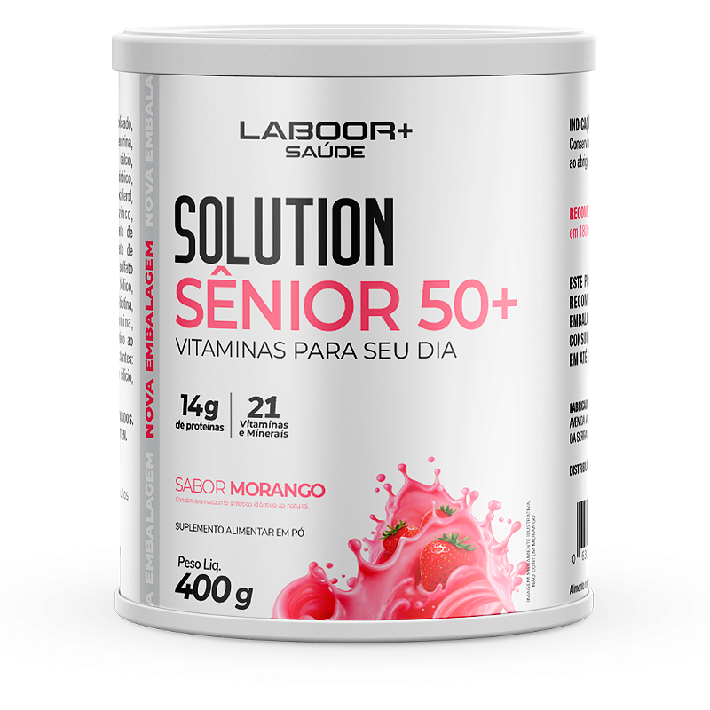 Solution Sênior 50+ 400g Morango