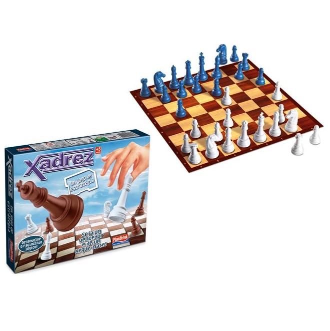 Jogo de Xadrez - compre jogo educativos em promocao - Marvic - Utilidades  Presentes Brinquedos Cama Banho no atacado