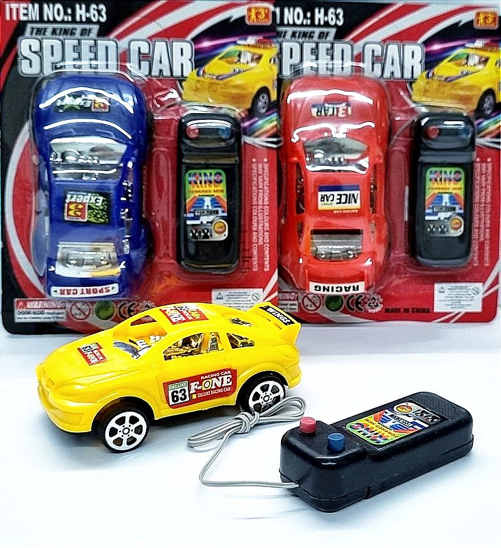 Carrinho SPEED CAR - com controle remoto - Entrega todo Brasil - Marvic -  Utilidades Presentes Brinquedos Cama Banho no atacado