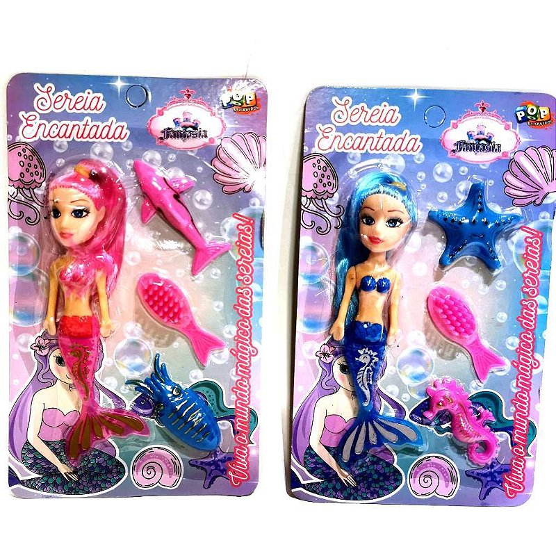 Boneca Sereia Barbie Barata Presente Criança Pronta Entrega em