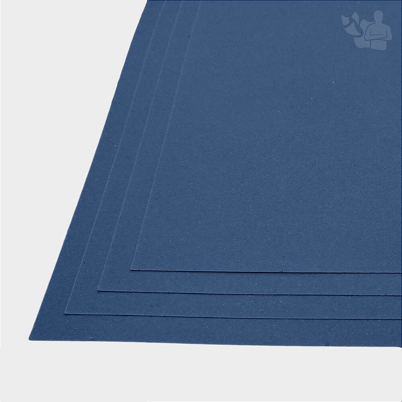 Papel Color Pop - Mimo - Azul Marinho - 180g - A4 - SupperPapel