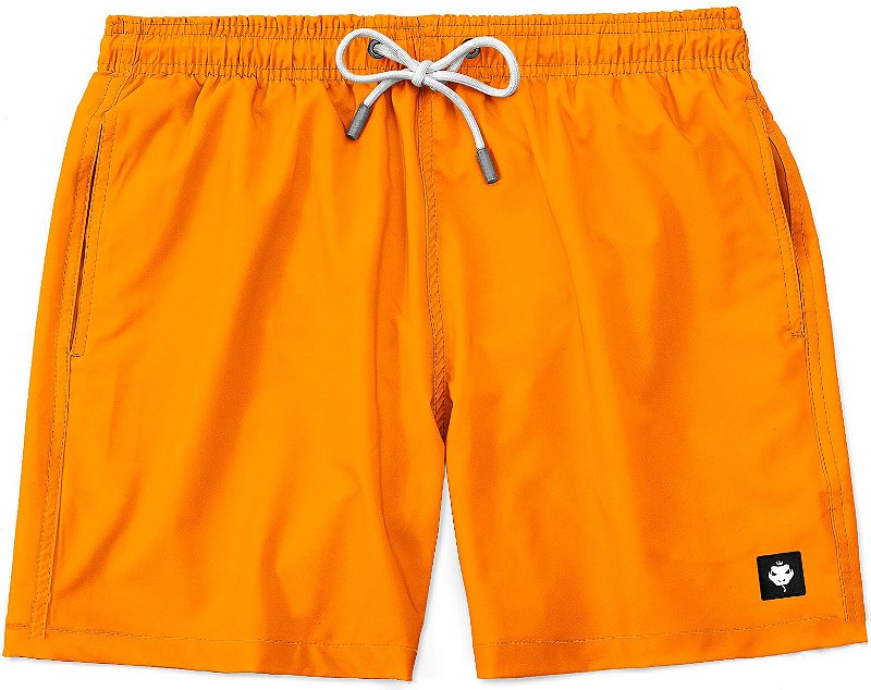 Shorts Moda Praia na cor Laranja Neon | LaVibora - LaVíbora: Shorts  Masculinos de Praia, Roupas e mais!