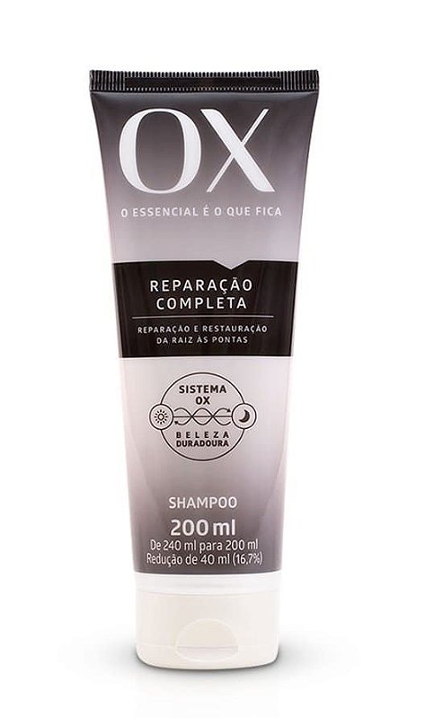 Shampoo OX Reparação Total 200ml - Loja da Bela Encontre os melhores  produtos de beleza e maior variedade de marcas
