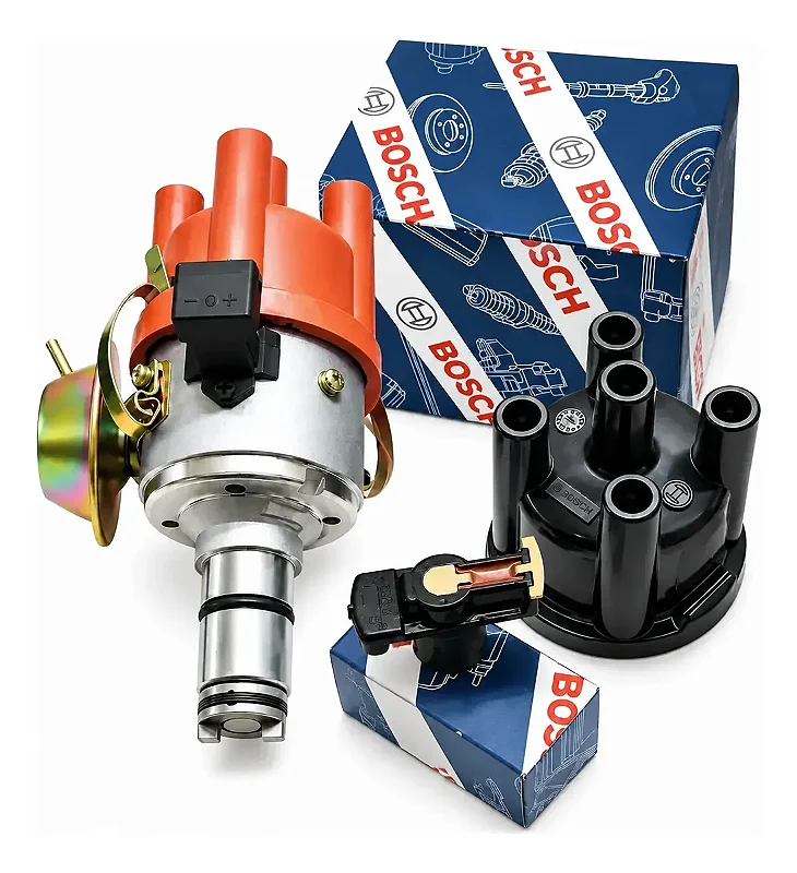 Distribuidor Sensor Hall Fusca Kombi + Tampa E Rotor Bosch