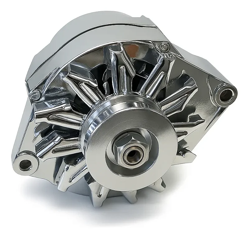 Alternador Opala 4cc 6cc C10 105a Cromado Extra Forte