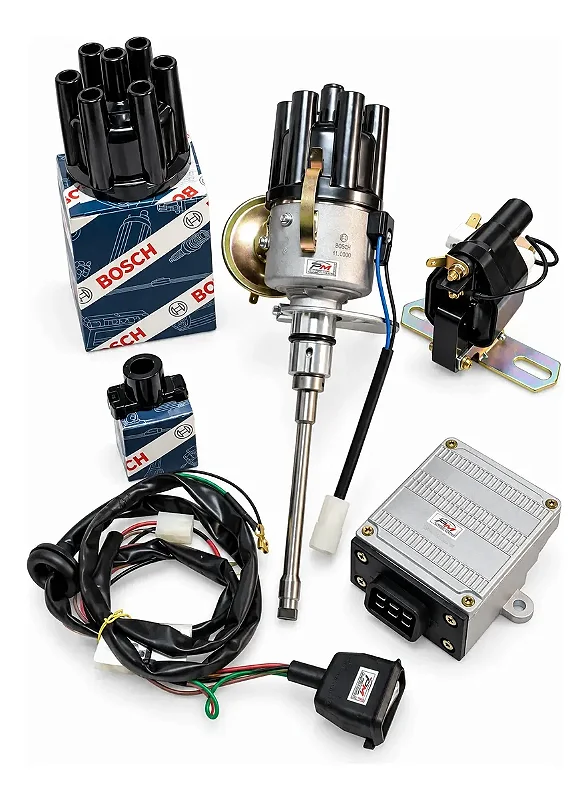 Kit Ignição Jeep Maverick 6cc Com Tampa E Rotor Bosch