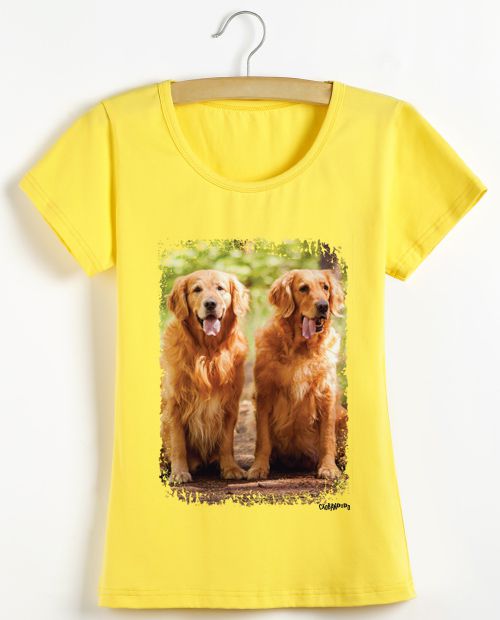 Camiseta Baby Look Personalizada com Foto do seu Cachorro - Cão Bandido -  Camisetas de Cachorro Personalizadas e Criativas