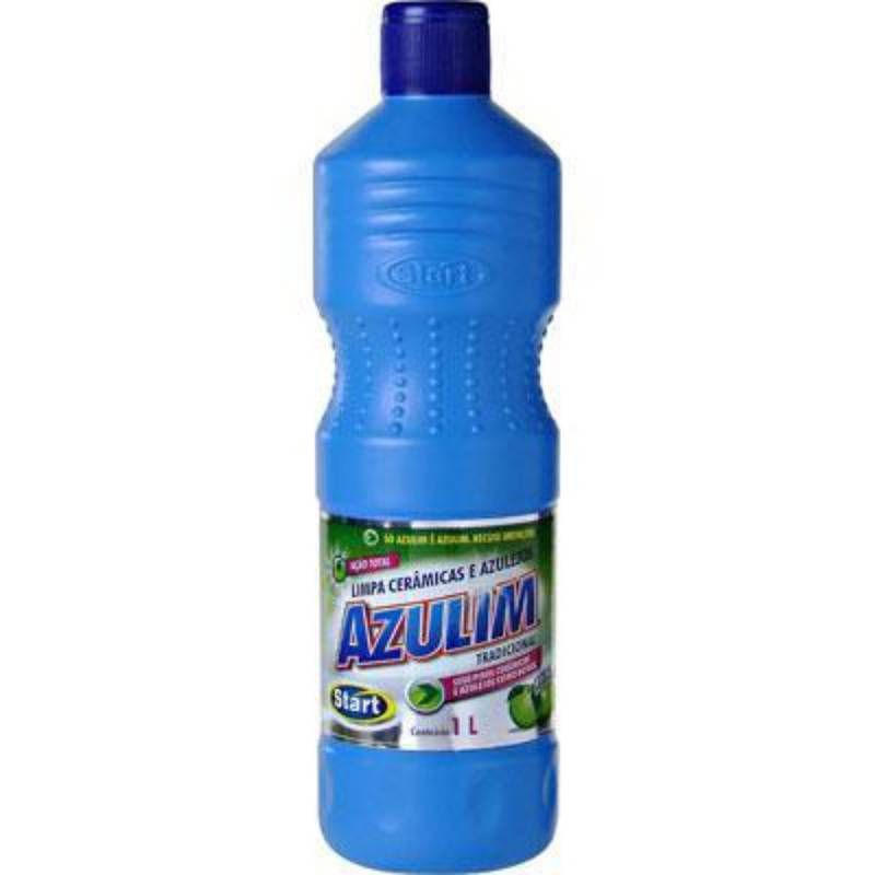 DETERGENTE LIMPA CERAMICA AZULEJOS AZULIM LAVANDA 01 LITRO - NAHERA