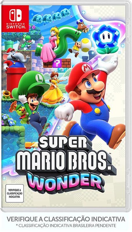 Jogo New Super Mario Bros U Deluxe Nintendo Switch Mídia Física