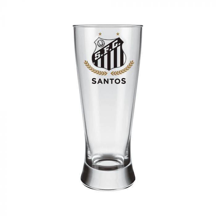 JOGO COM 2 COPOS DE VIDRO 475ml - Santos - JOGO COM 2 COPOS DE VIDRO 475ml  - Santos - CANECAS/COPOS