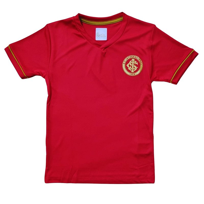Camiseta Infantil Internacional Colorado Oficial​ - Cia Bebê