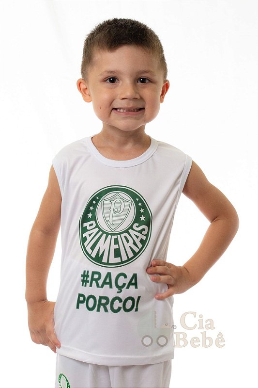 Camiseta Regata Infantil Palmeiras Oficial​ - Cia Bebê