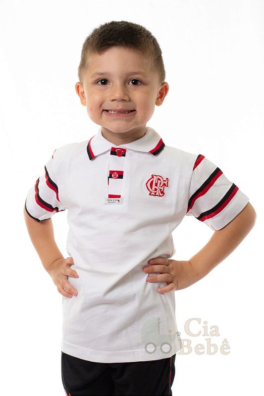 Camiseta Infantil Flamengo - Cia Bebê
