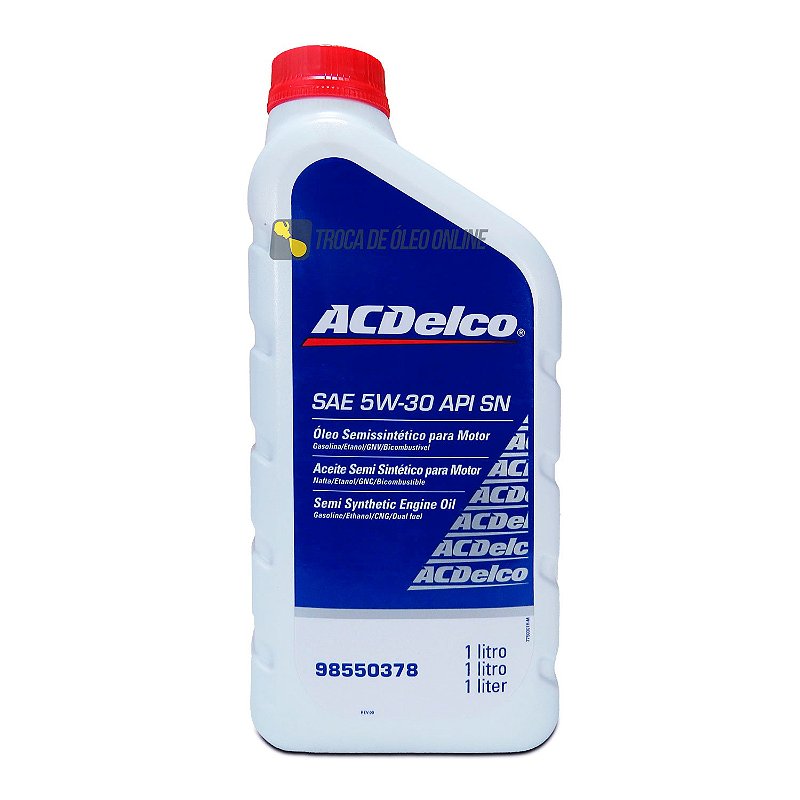 ACDelco 5W30 Semi sintético Troca de Óleo Online