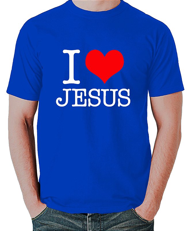 Camiseta I Love Jesus - DireitaStore