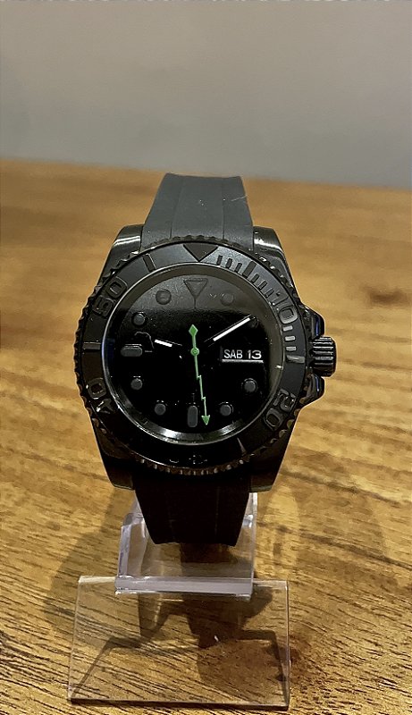 Relógio Masculino Eclipsia NH36 Black Edition