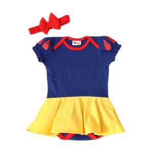 vestido branca de neve para bebe