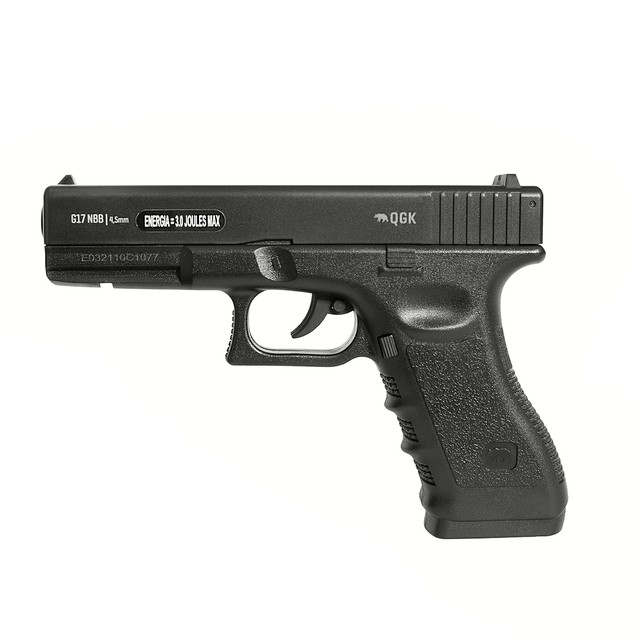 Pistola de Pressão Airgun Glock G17 4.5mm QGK - LOJA WWART