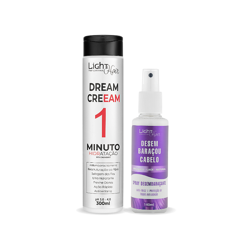 Kit Desembaraço dos Sonhos - Dream Creeam e Desembaraçou - Light