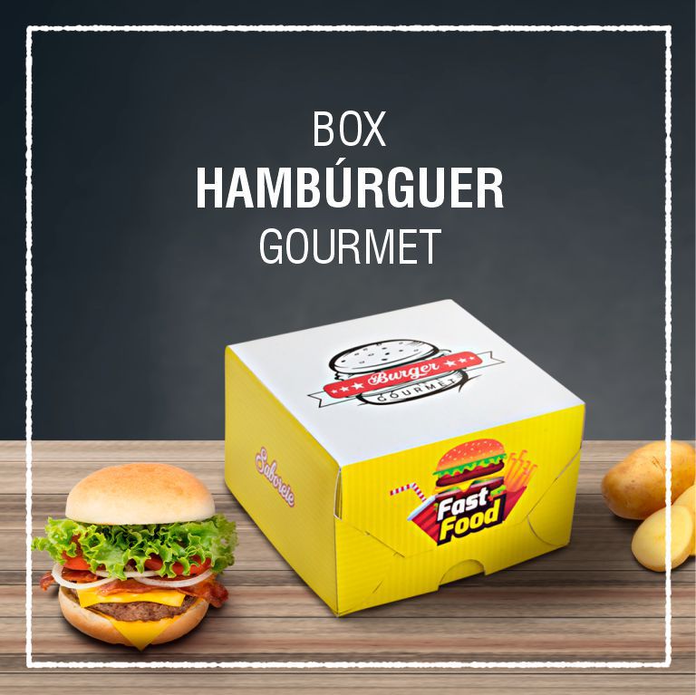 Quadro Decorativo - Hamburguer Grande - Ecograph - Gráfica e