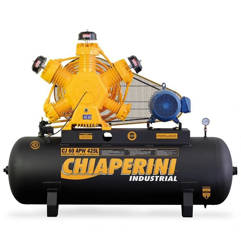 Compressor de ar alta pressão 60 pés 425 litros trifásico - CJ 60 APW ...