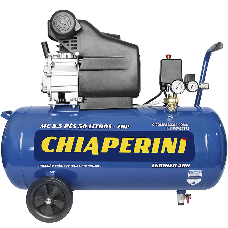 Mr.Kcarrozzeria 　MEN-PO50+CDS-P555 Motocompressor 8.5 50L 2HP - 220V - Chiaperini - SeuPosto.com
